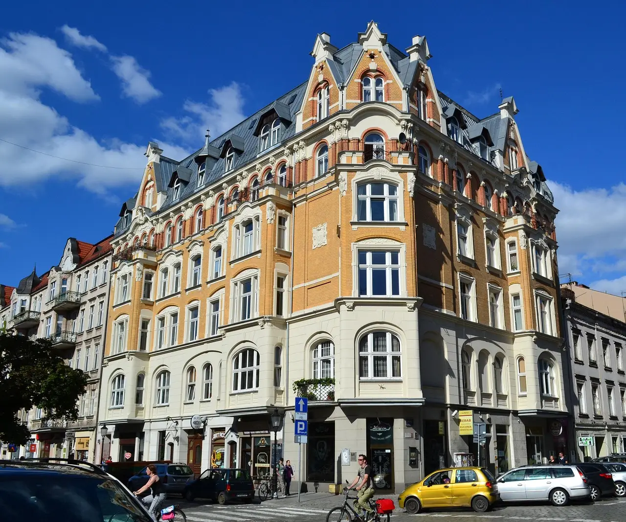 architecture, city, tenement, old tenement house, monument, poznan, poland